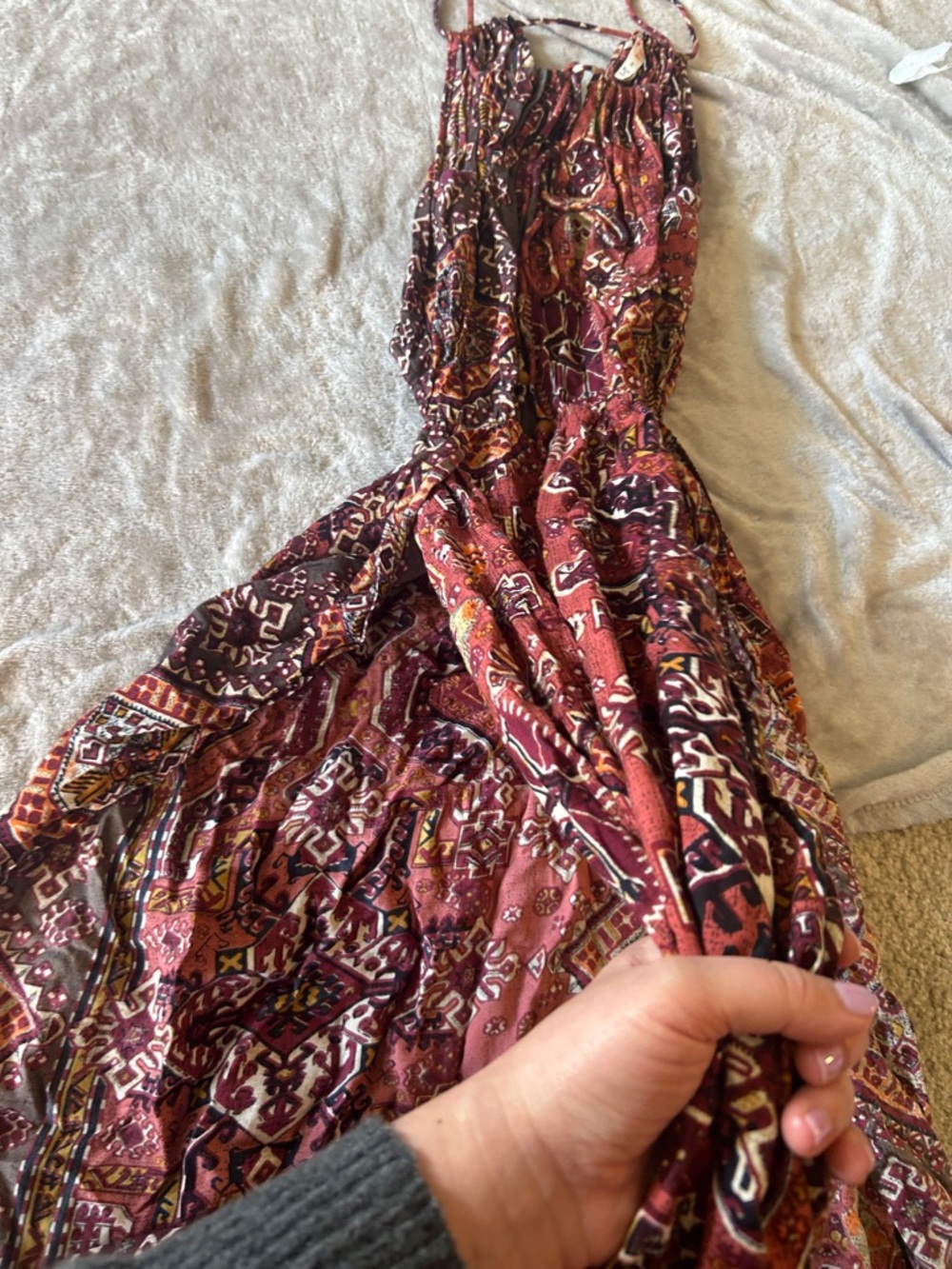 Raga (Anthro) tribal maxi dress with cutouts - Picture 3 of 7